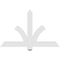 Ekena Millwork Redmond Architectural Grade PVC Gable Bracket, 48"W x 30"H x 2"D x 4"F, 15/12 Pitch GBP048X30X0204RED00 - alternate 4